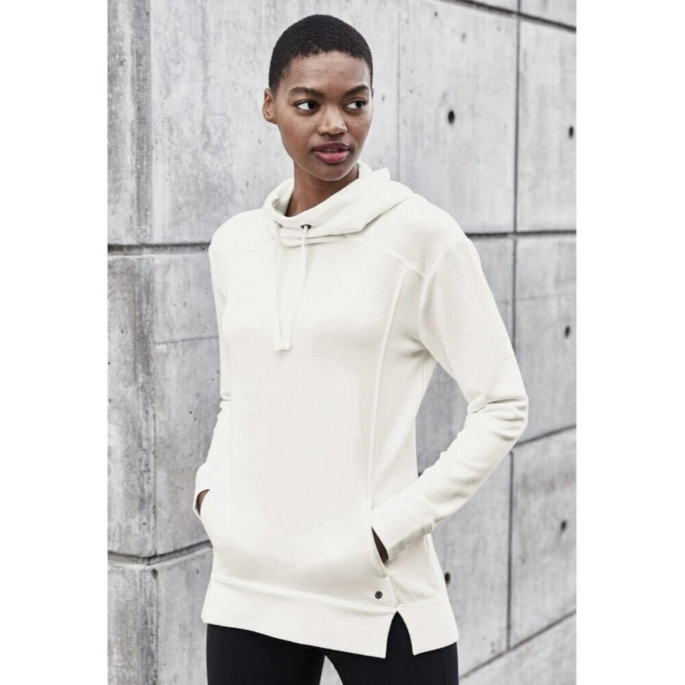 OGIO Ladies Luuma Pullover Fleece Hoodie Ivory/Snow Medium J Vineyards & Winery